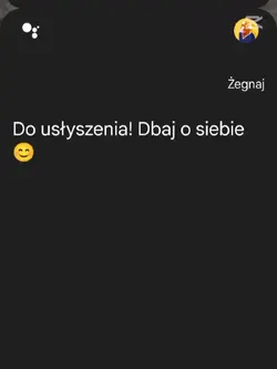 żegnaj asystencie 