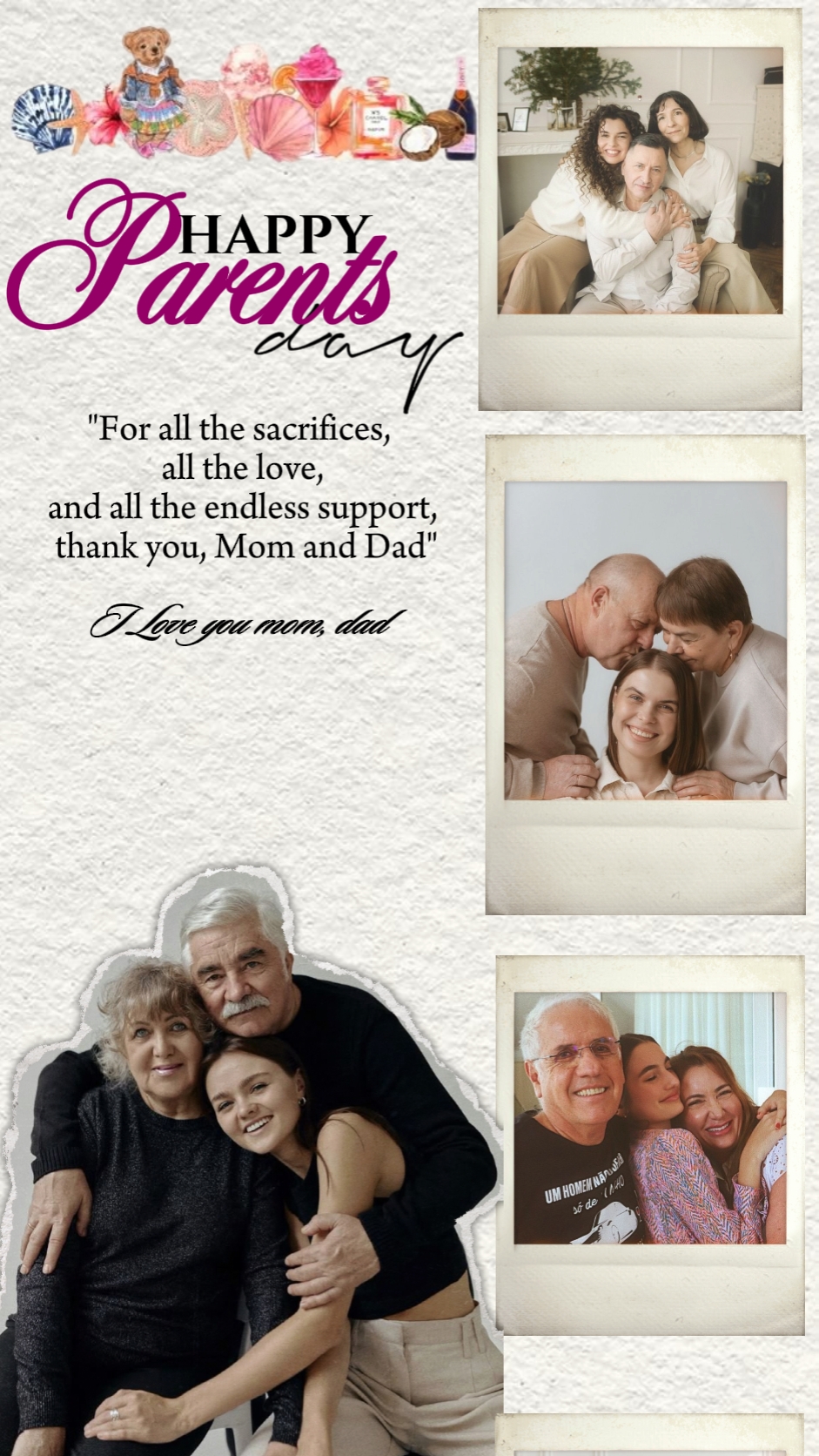 Feliz dia dos pais 