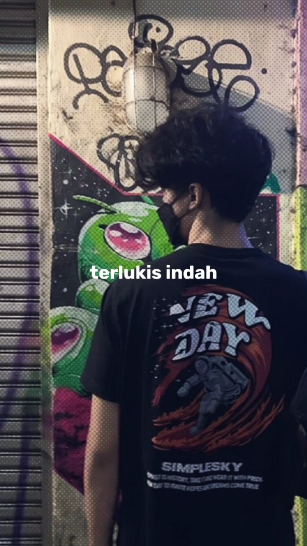 Terlukis indah raut 