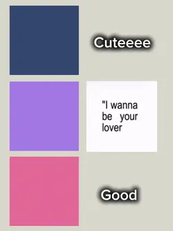 I wanna beyour lover