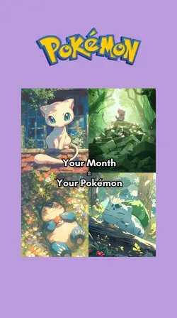 YOUR MONTH POKÉMON