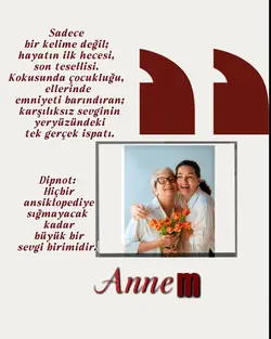 Annem Sözcüğü