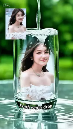 Fresh water drop