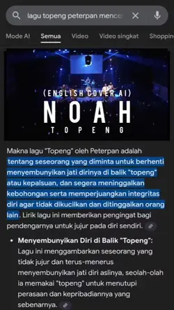 BUKA DULU TOPENGMU 