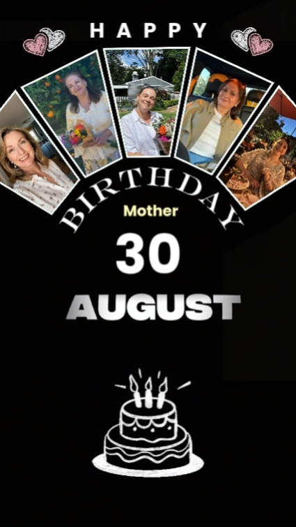 Cumpleaños mamá 30 de agosto 