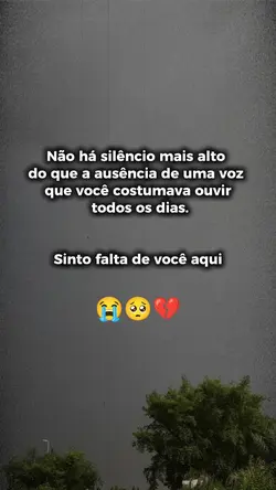 sinto sua falta aqui