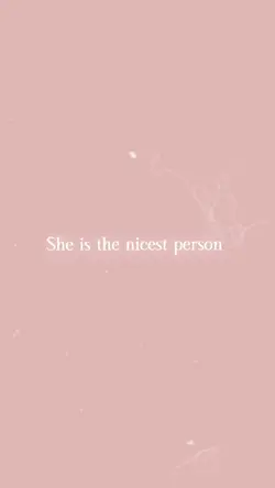 Nicest person