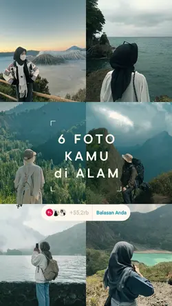 6 foto kamu di alam