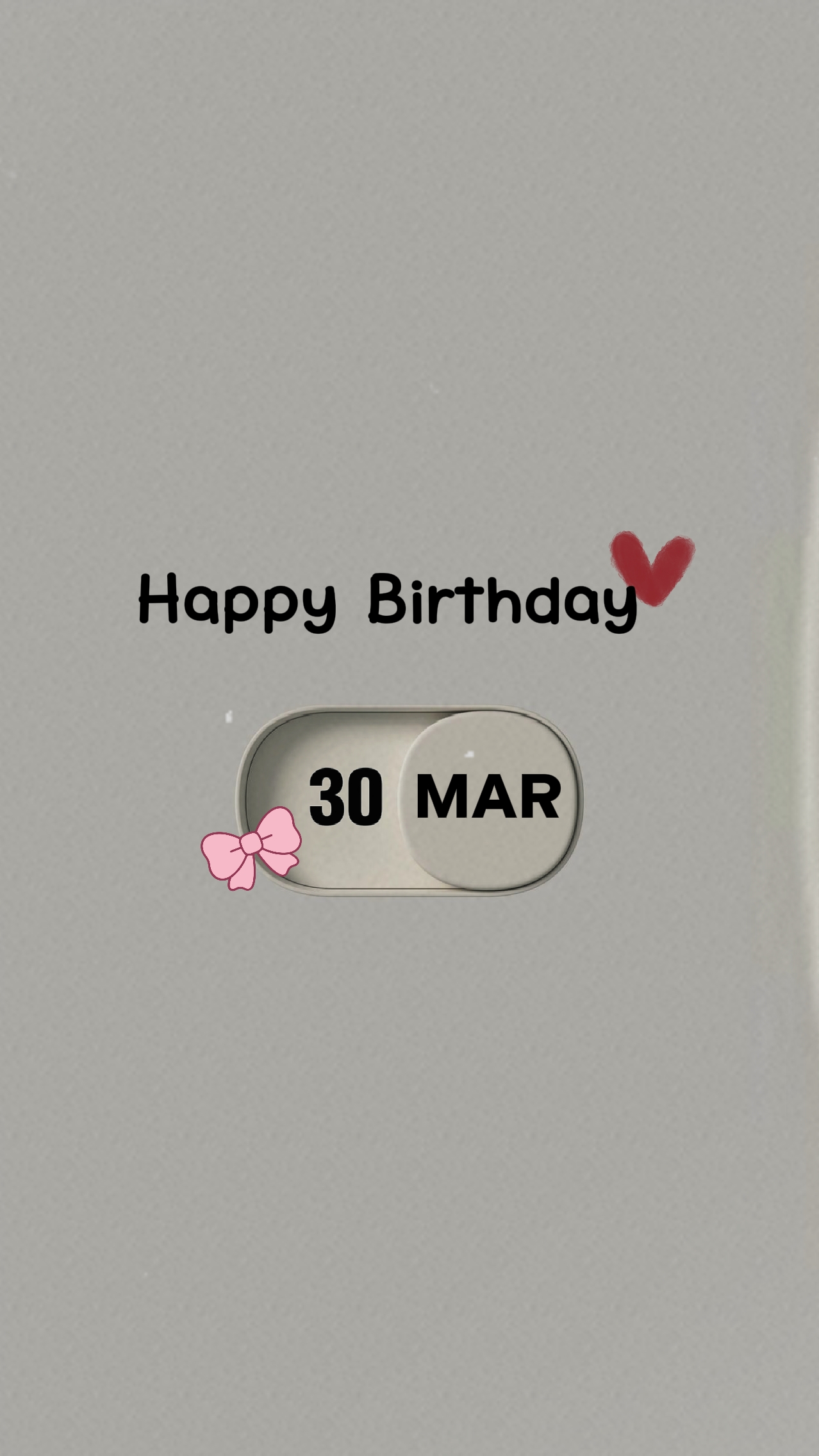 ANNIVERSAIRE DU 30 MARS