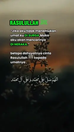 cinta nabi pada umat