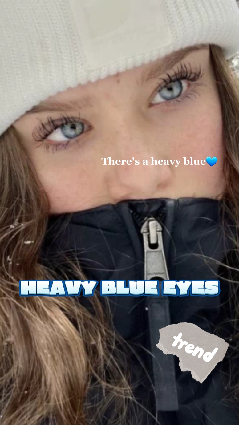 Yeux bleus lourds