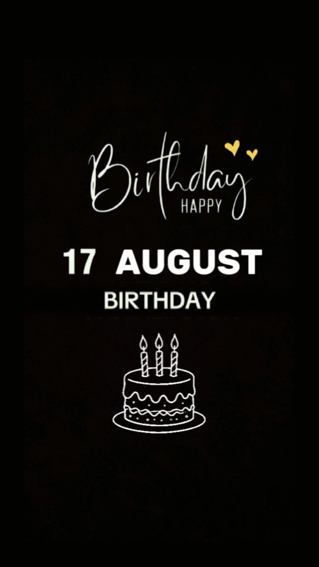 HBD 17 AUGUST 2026