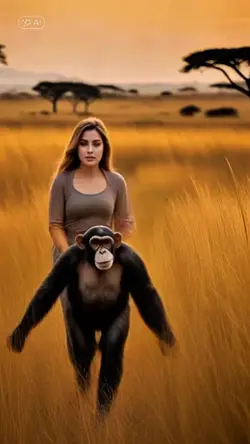 cuidadora chimpanzé 