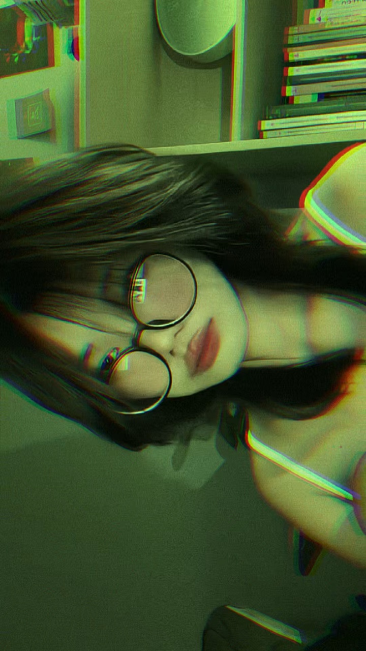 fille verte
