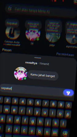 Kamu jahat banget 