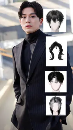 male hairstyle ai