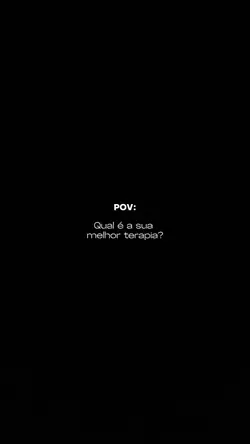 Minha melhor Terapia
