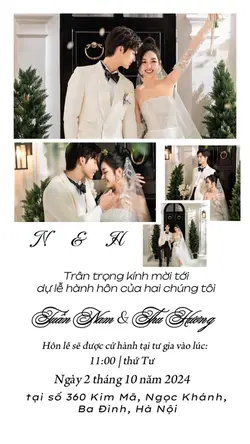 thiệp cưới online