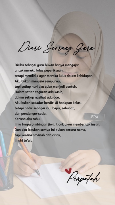 Diari Seorang Guru