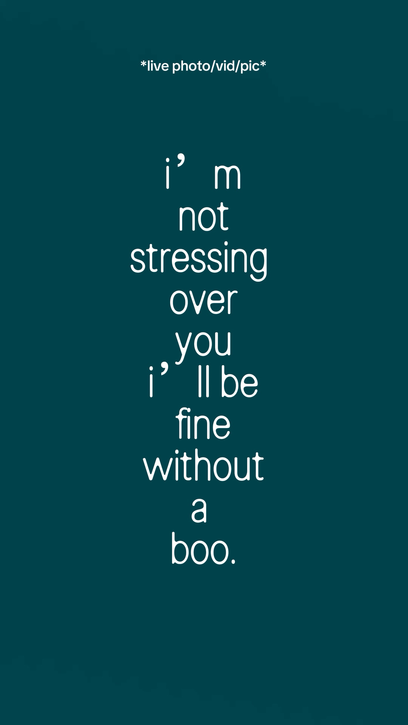 ImNotStressingOveryo