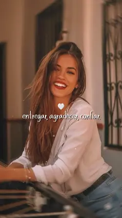 agradecer, confiar.