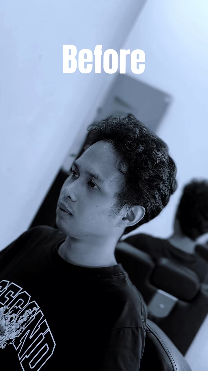 Before After Haircut