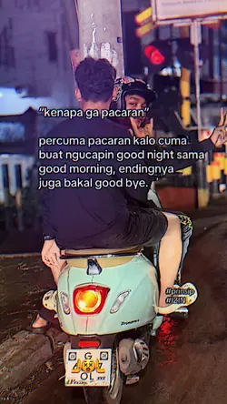 "kenapa ga pacaran"