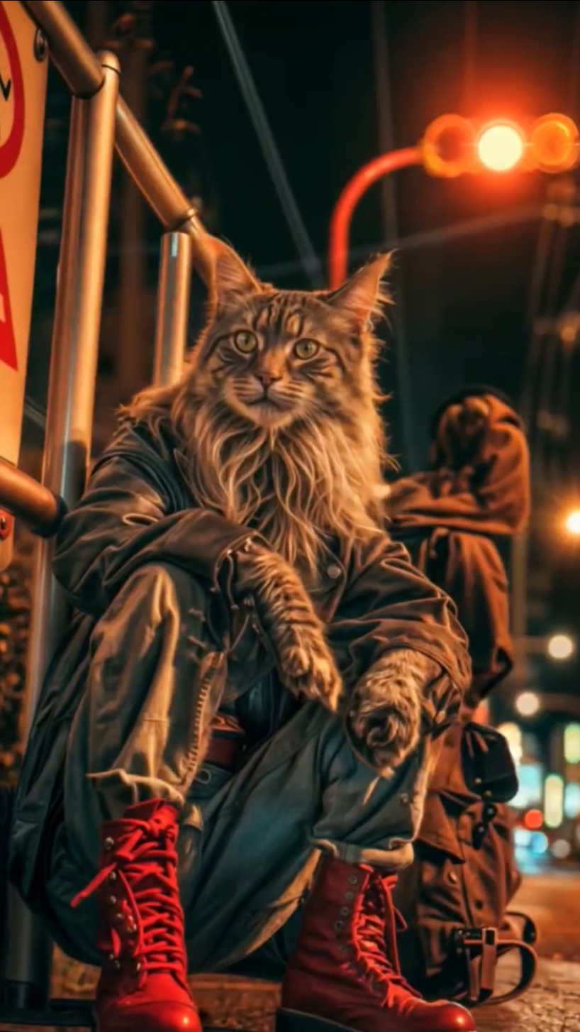 Funny Ai cat video 