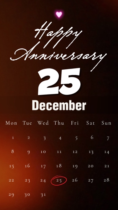 Anniv 25 de diciembre 
