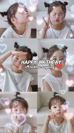 hbd anakku sayang 