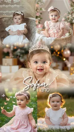 parabéns filha 1 ano