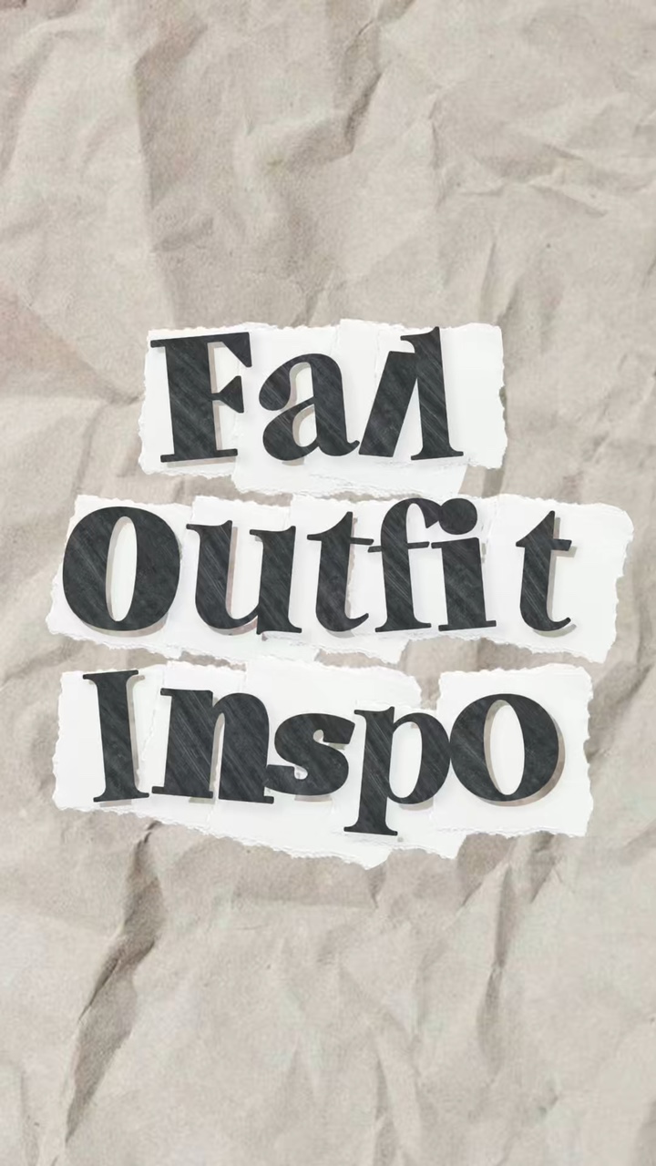 Fall Outfit Inspo   