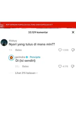 Trend admin Gerindra