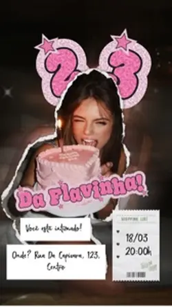 Convite Aniversário 