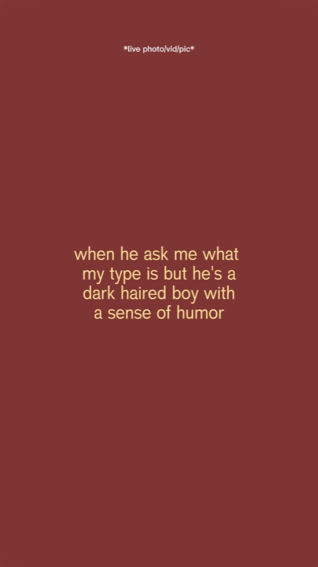 when he ask me