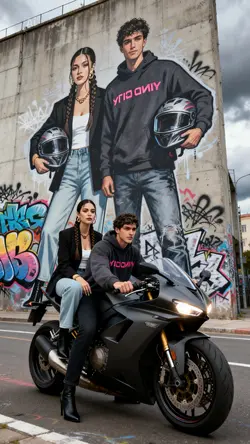 graffiti couple