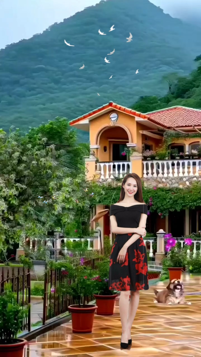 Ghép cảnh nhà đẹp 
