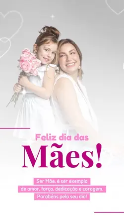 Feliz dia das Mães 