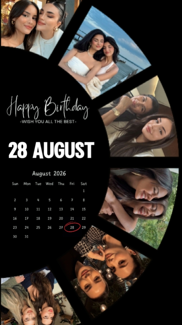 BIRTHDAY 28 AUGUST