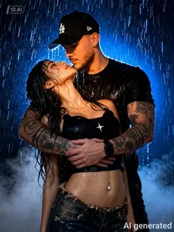 Rain photoshoot