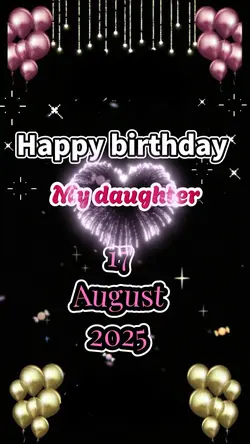 Birthday daughter 17