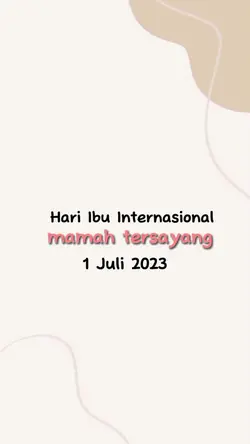 mamah tersayang
