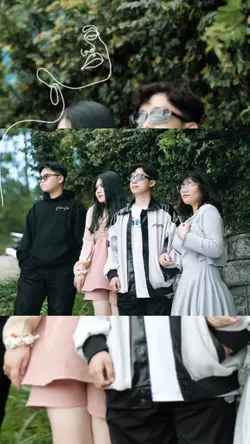 ảnh chữ nhật + màu