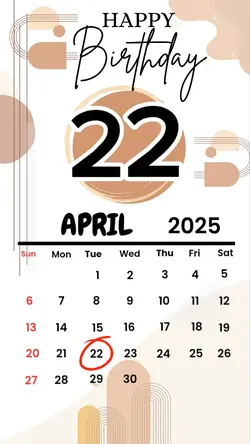 birthday 22 April