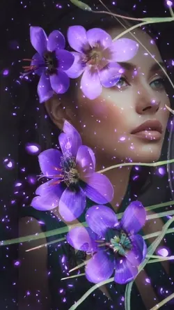Purple flowers