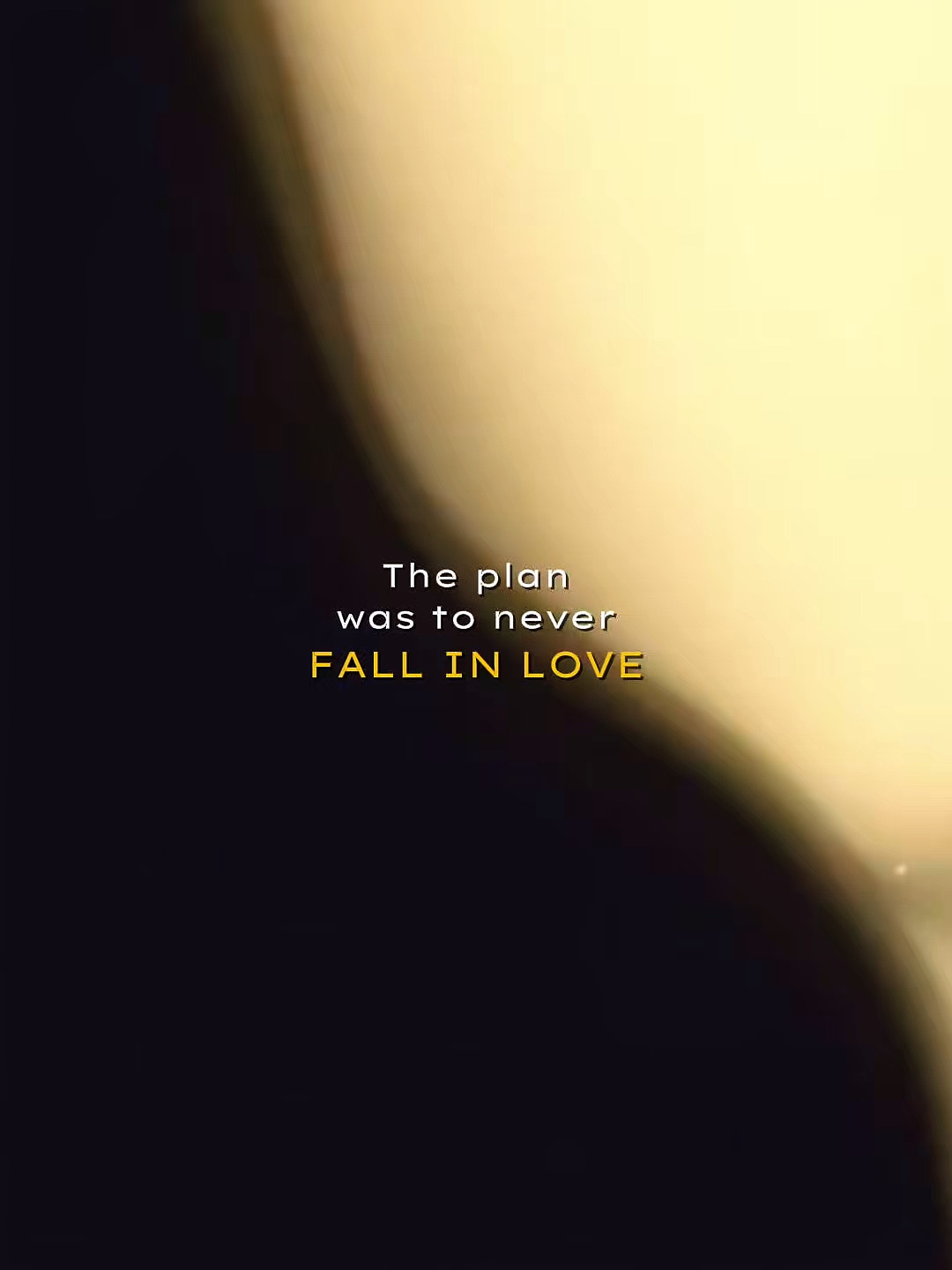 Never fall in love