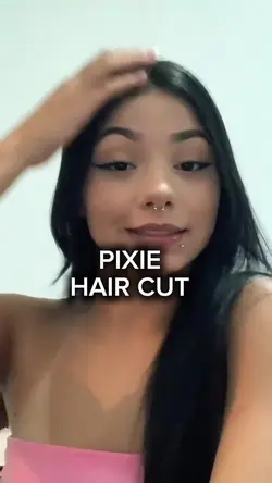 Pixie hair cut