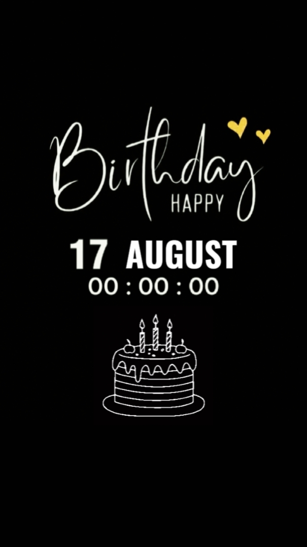 HBD 17 AUGUST 2026