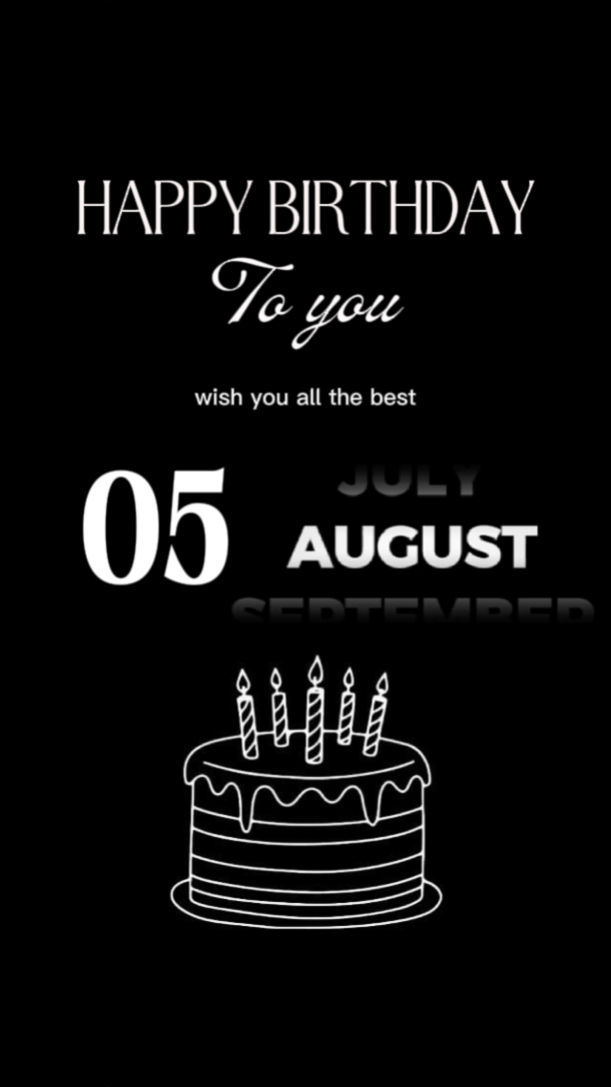 BDAY 5 AUGUST