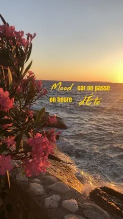 Horaire d’été 🙏🏼